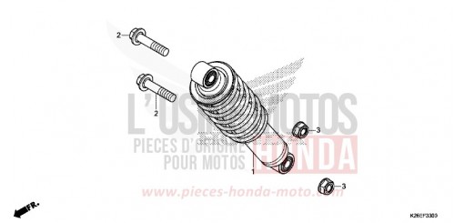 REAR CUSHION MSX125G de 2016